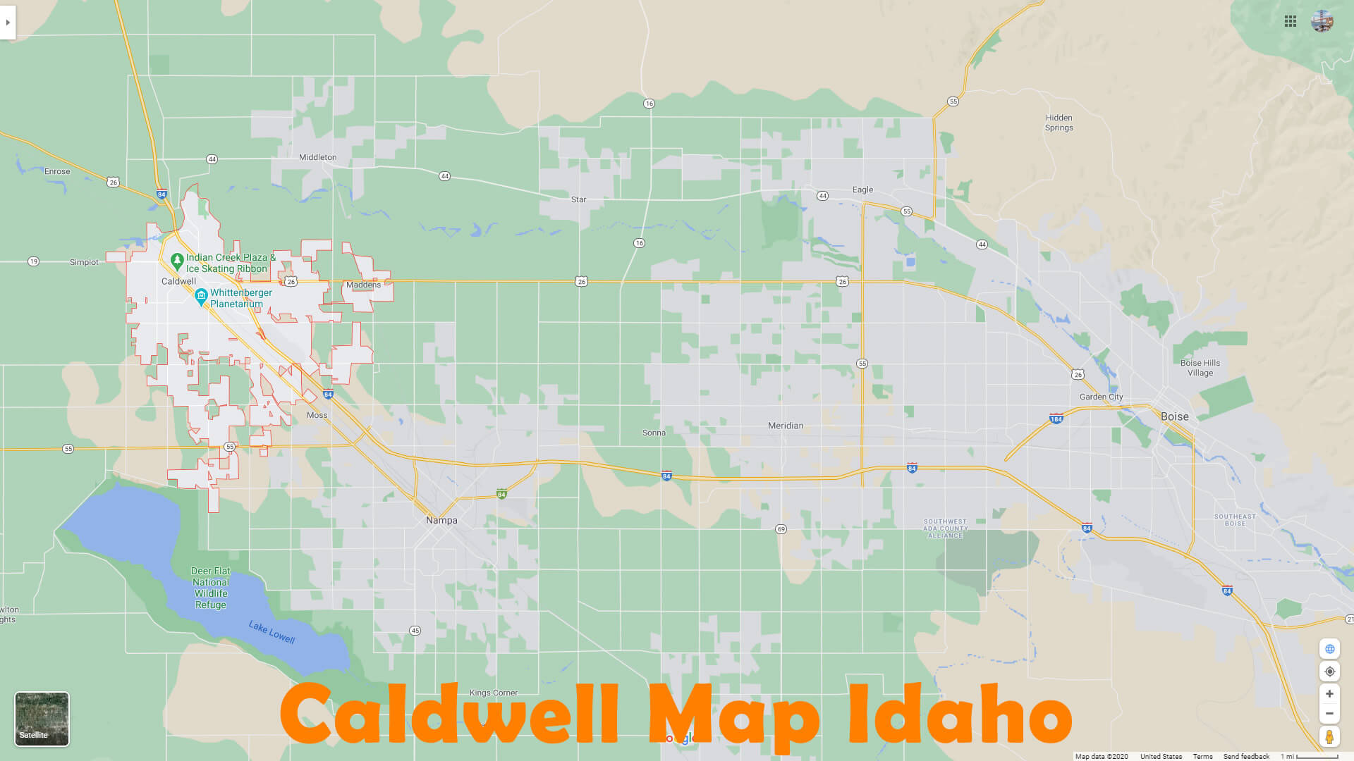 Caldwell Carte Idaho